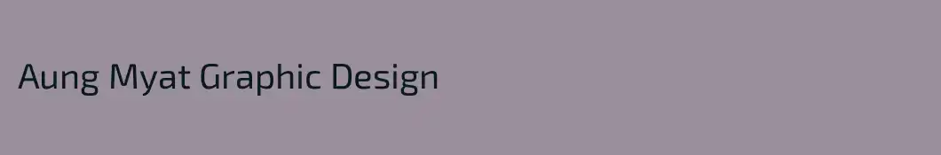 Aung Myat Graphic Design